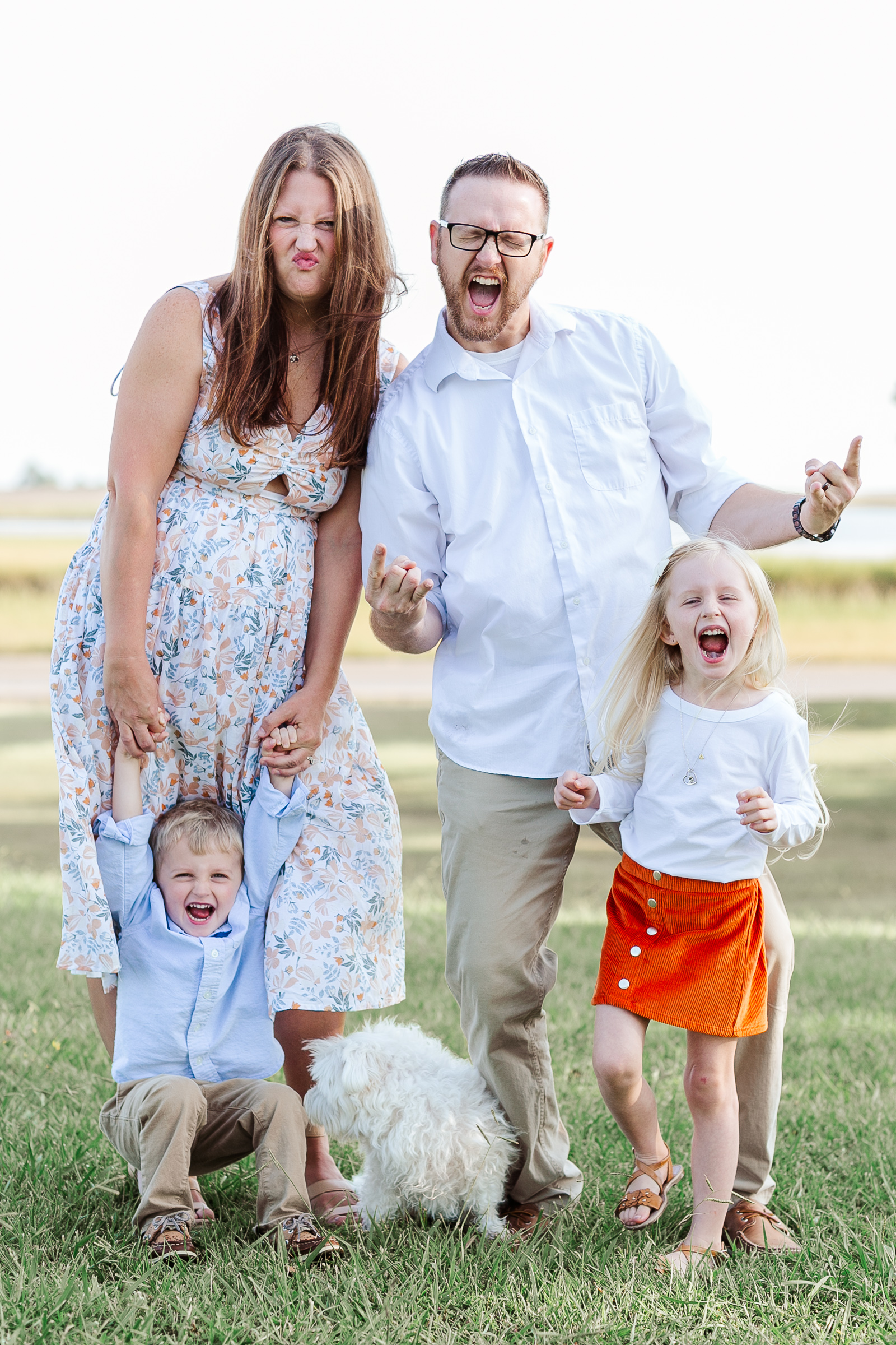 poquoson morning beach family 