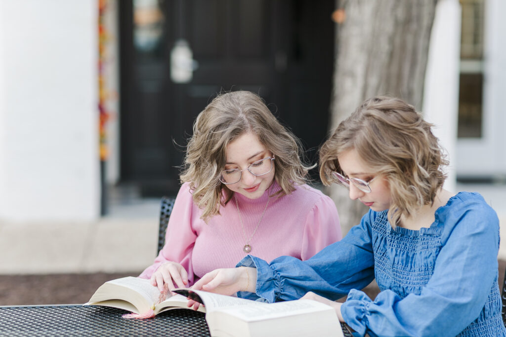 twin senior session