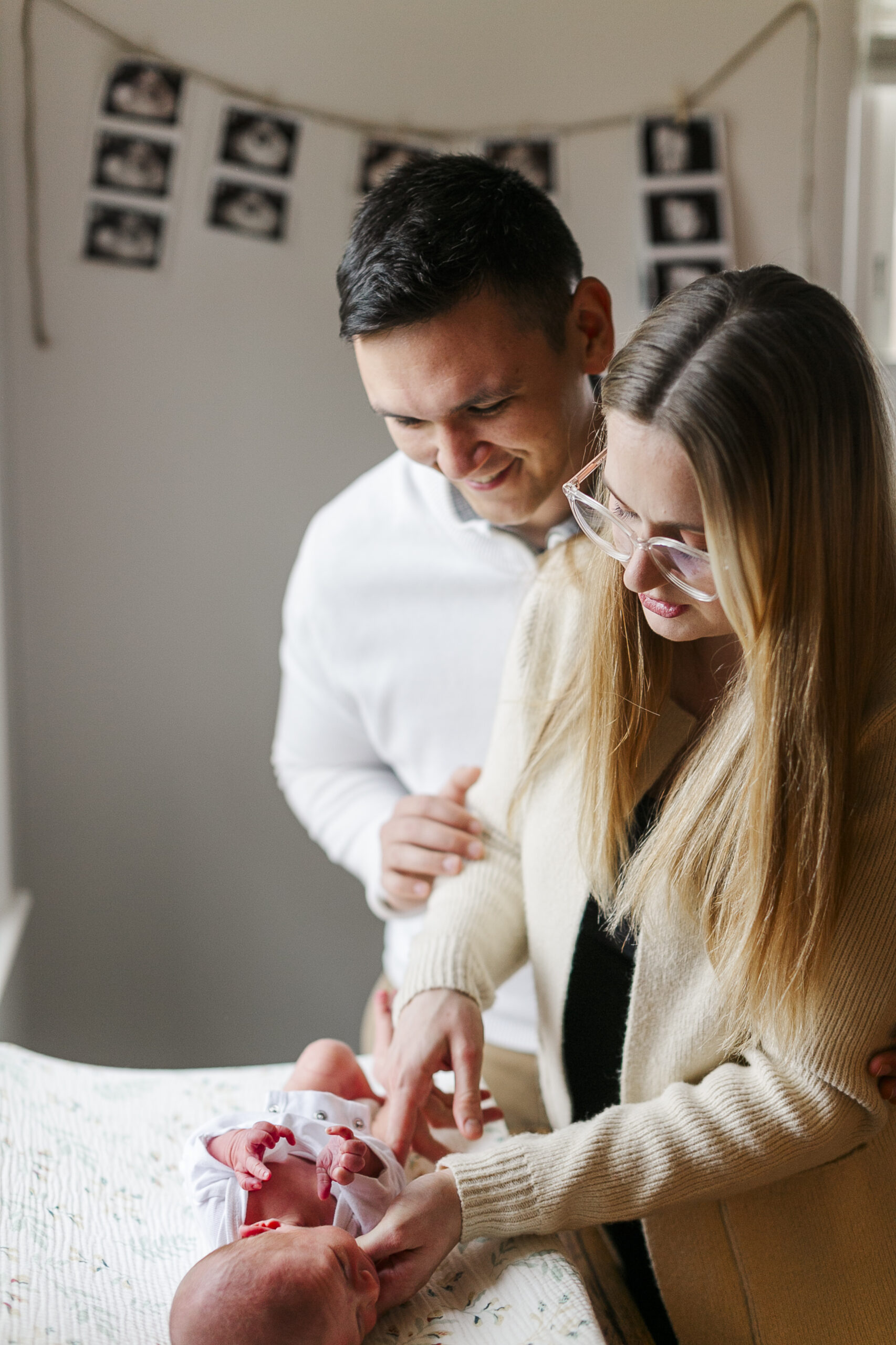 winter newborn photos